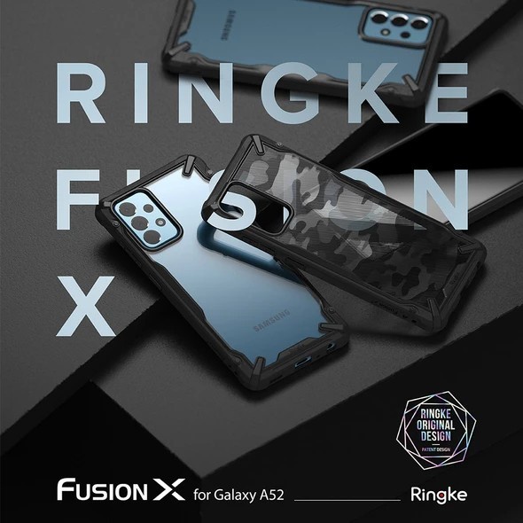 Case Samsung Galaxy A52s A72s RINGKE Fusion X Anti Crack Casing ORI