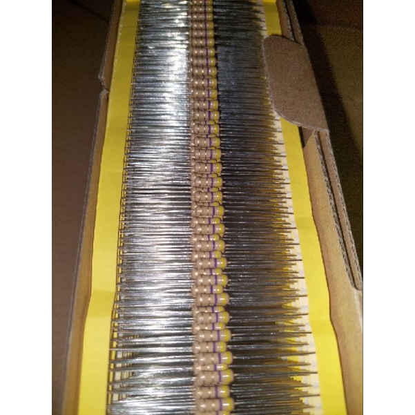 RESISTOR 4R7 -0,5W 1/2W TAIWAN 100pcs