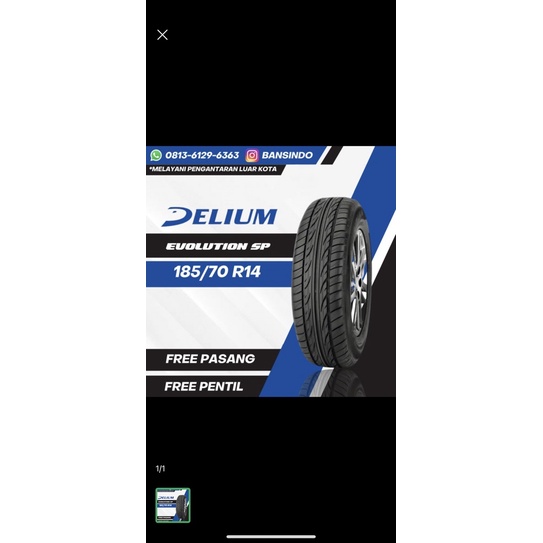 Jual Ban Mobil 185/70 R14 Delium Evolution sp | Shopee Indonesia