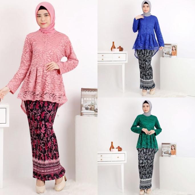 (REALPICT) ATASAN KEBAYA BABYDOLL ADORA BUSUI Brukat Cord