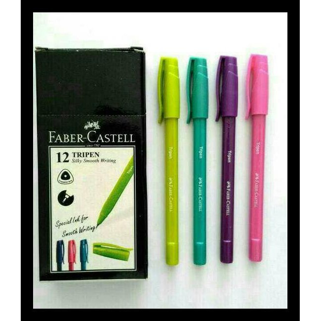 

BOOM SALE PULPEN TRIPEN 0,7 FABER CASTELL (BLACK INK / TINTA HITAM) BARANG TERUPDATE