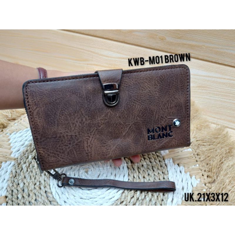 Dompet Panjang Handbag Montblanc A116 Pu Leather