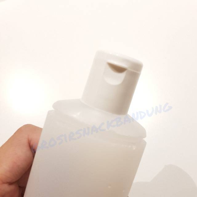 Botol Putri 100ml / Botol Sabun 100 ml Natural Putih list gold / Botol sabun atau toner fliptop