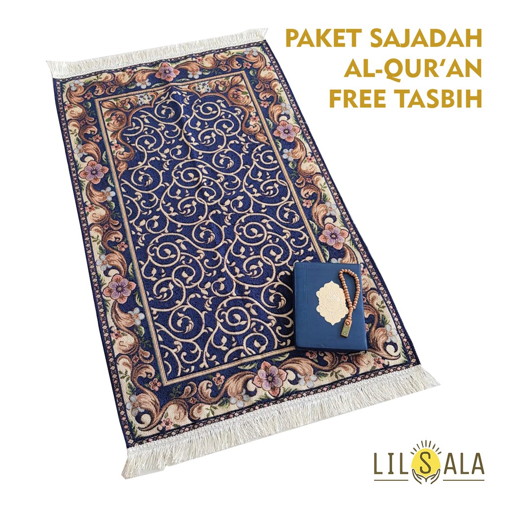 [BS9QA5S] PAKET ALQURAN KULIT A5 + SAJADAH TURKEY S9 FREE TASBIH KAYU KADO HADIAH SLETING QPP QURAN