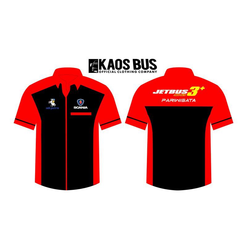 Kemeja Bus Mania Bismania Sudiro Tungga Jaya Scania Kami Bersama Sudiro