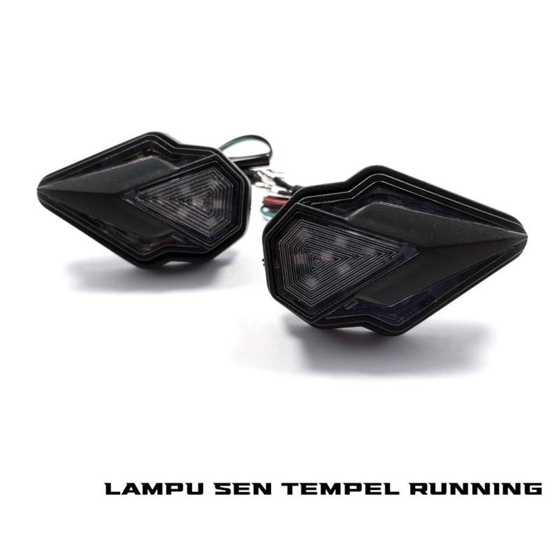 Lampu Sen Sein Tempel Led Running + Senja Motor Cbr 150r R15 V3 Vixion Ninja RR Gsx