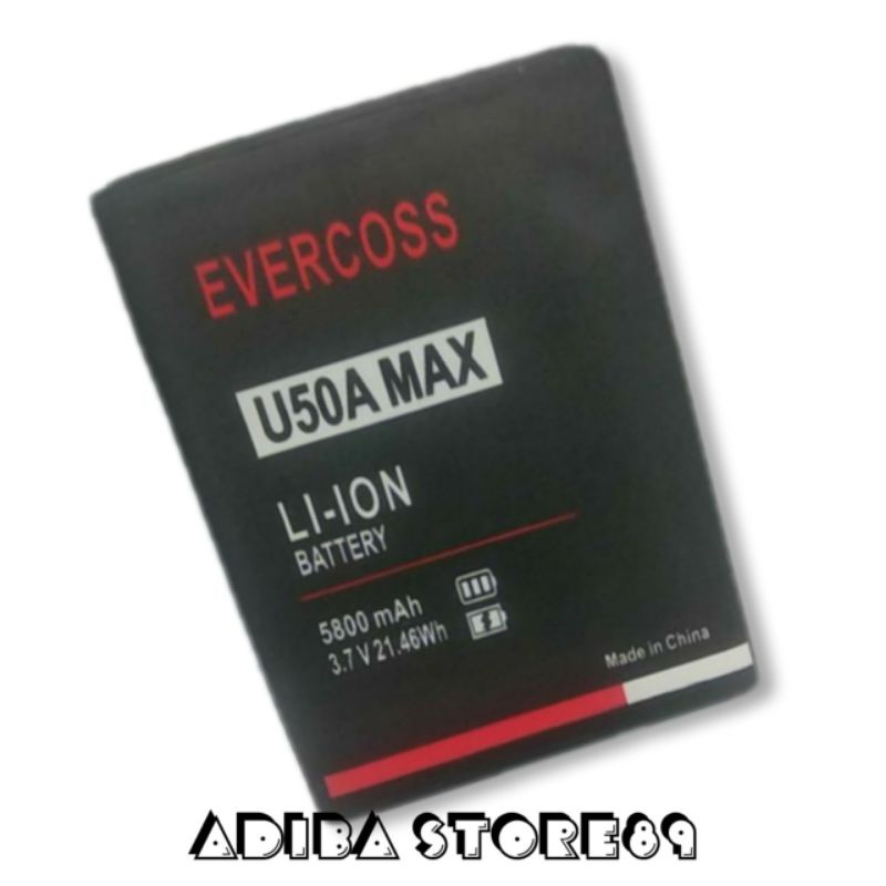 Baterai Batre Evercoss U50A MAX Original Battery