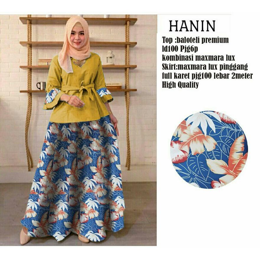 model baju muslim gamis terbaru dan modern T ST ROK HANIN