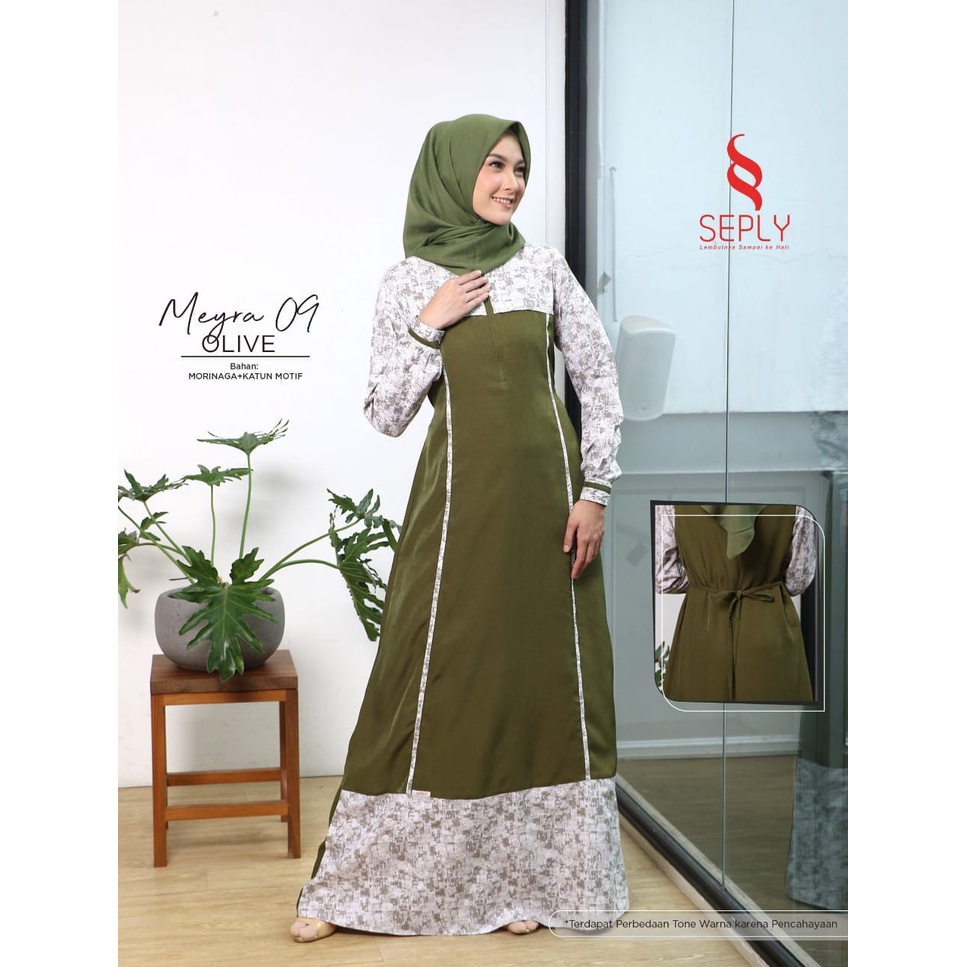 GAMIS SEPLY MEYRA 09 GAMIS DEWASA GAMIS REMAJA FASHION MUSLIM