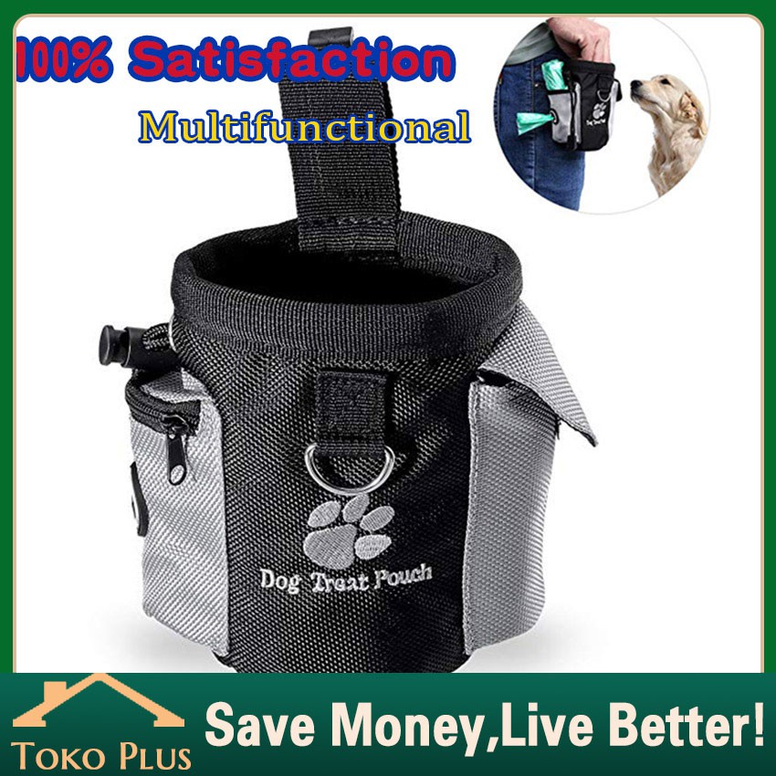 Pet Treat Pouch Pelatihan Kantong Anjing Berjalan Mengobati Makanan Snack Tas Luar Aksesoris Hewan