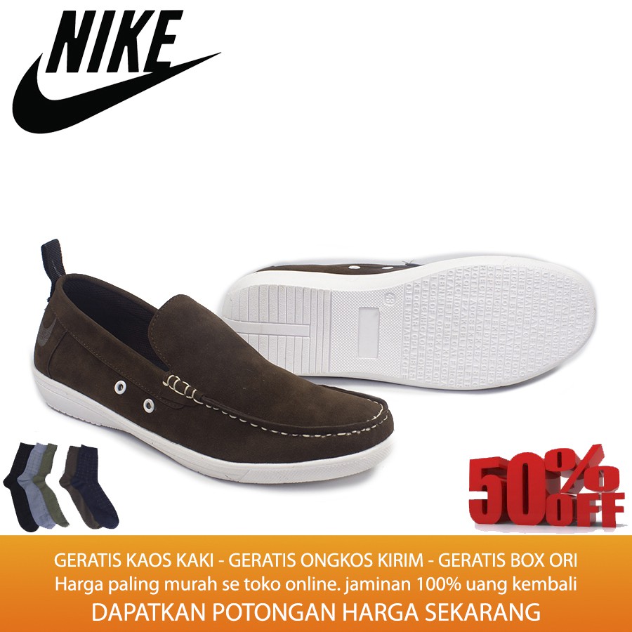 sepatu murah nike smirh coklat