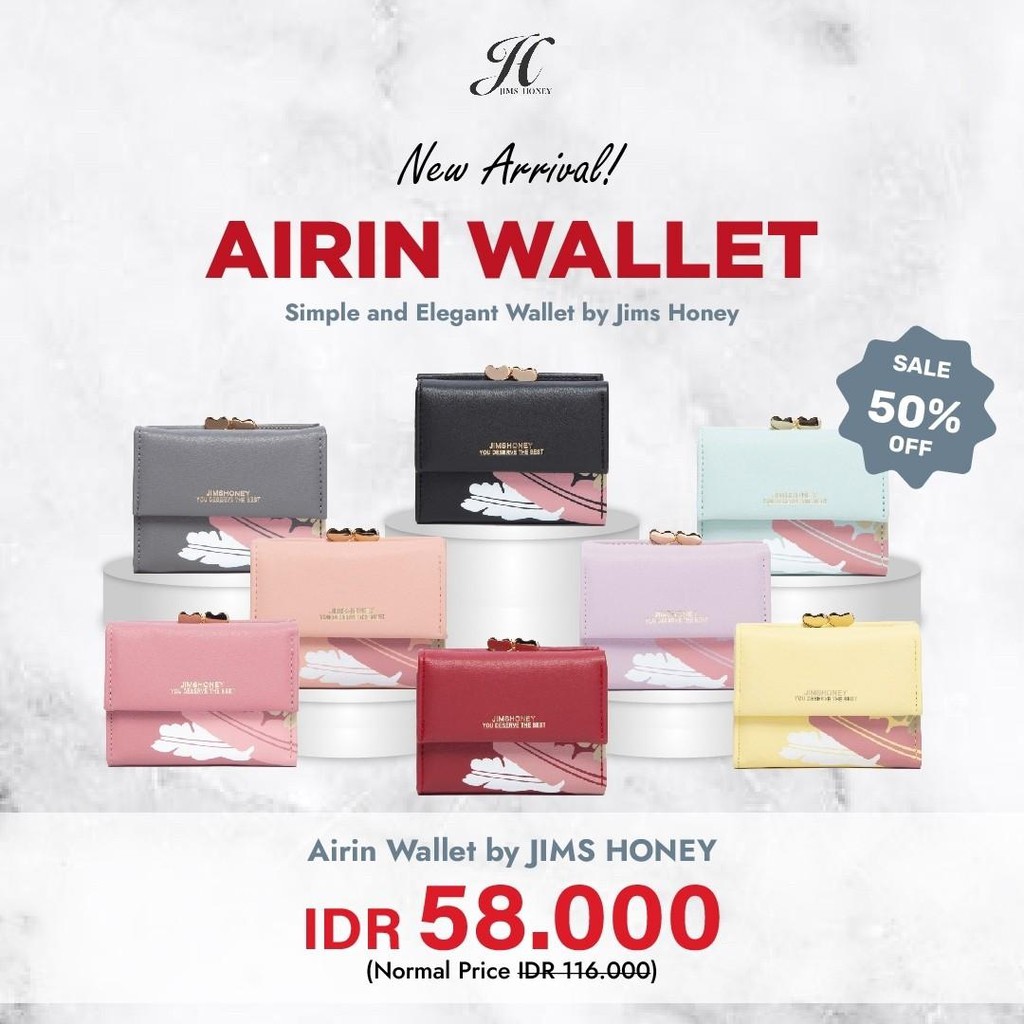 JIMS HONEY DOMPET LIPAT WANITA AIRIN WALLET