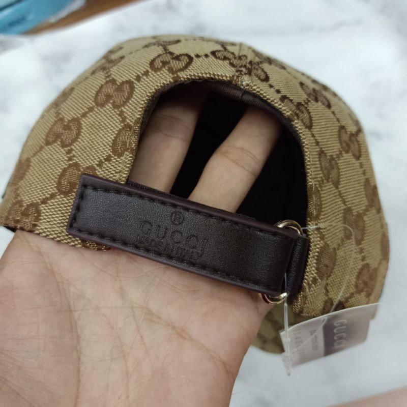 Topi Baseball Gucci AL Ghazali Cream Super Premium