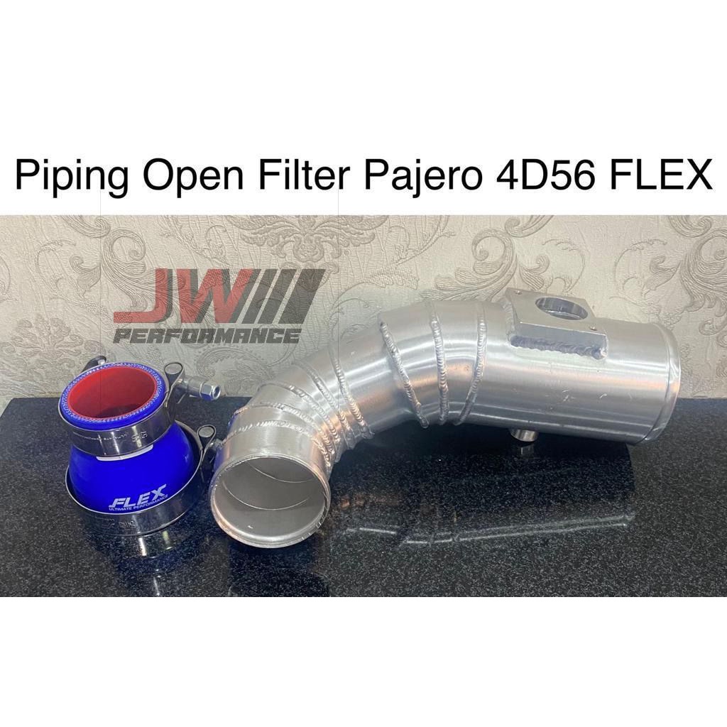PIPING OPEN FILTER PAJERO SPORT OLD 4D56 PIPA OPEN FILTER ALUMINIUM FLEX