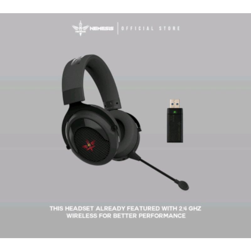 HEADSET GAMING BEAST-W50 WIRELESS  NYK NEMESIS ORIGINAL