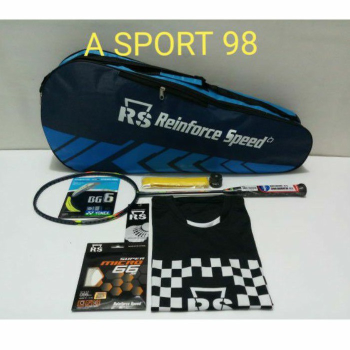 RAKET BADMINTON ORIGINAL RS ISO POWER 888 MADE IN DENMARK