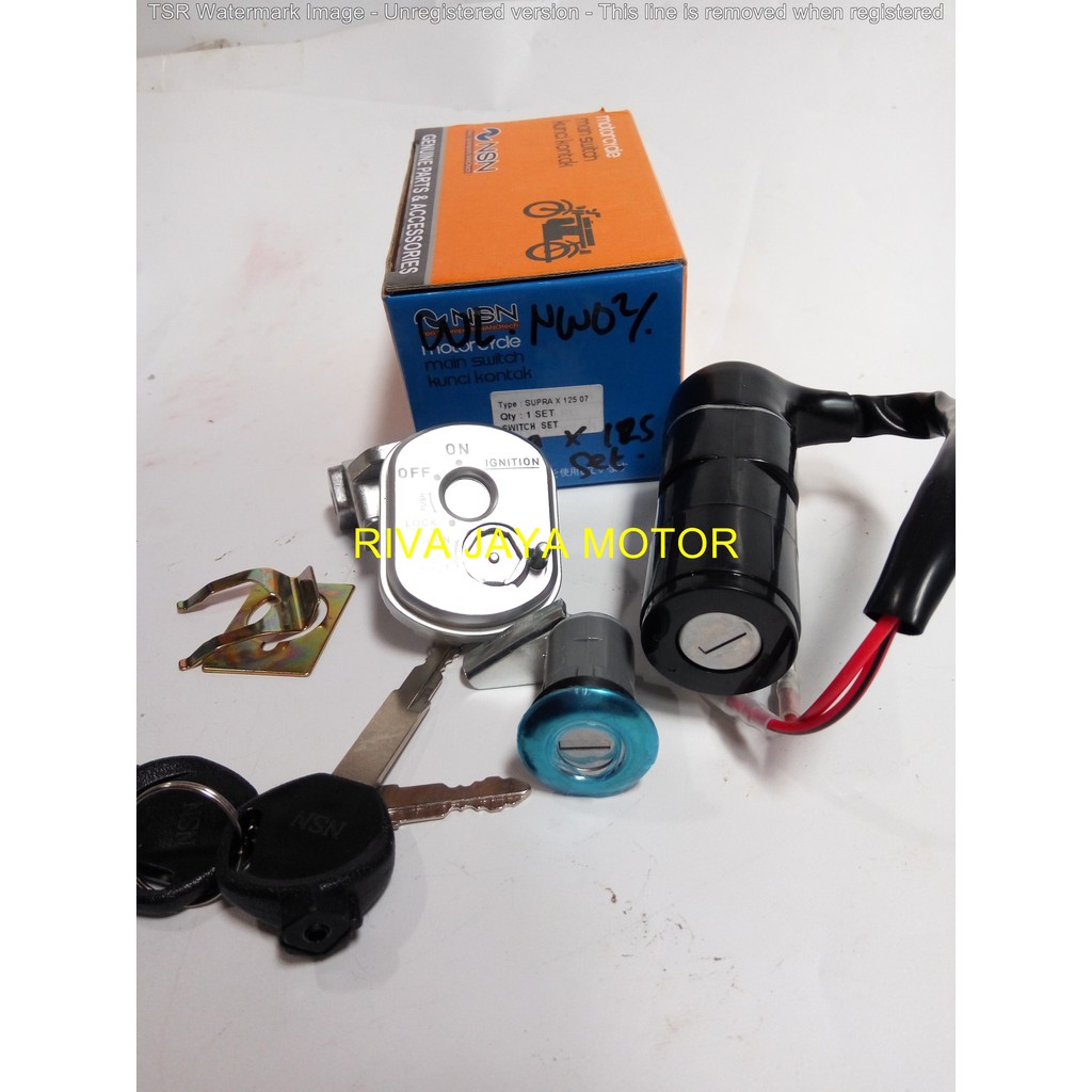 Kunci Kontak Set + Jok Revo Lama Absolute Blade New Revo Fit Supra X 125 Karbu Fi Injeksi