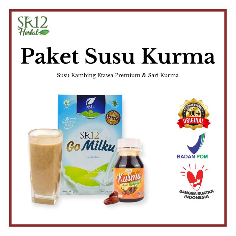 

PAKET SUSU KURMA/ SUSU KURMA SR12/ SUSU KAMBING ETAWA / SARI KURMA