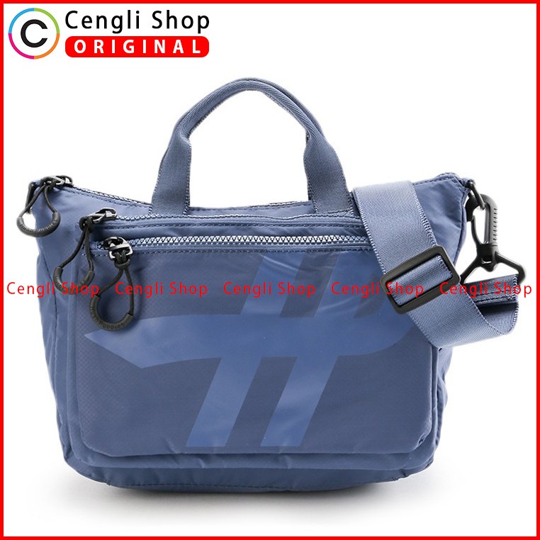 TAS SELEMPANG PRIA HUSH PUPPIES SLING BAG ORIGINAL BIRU BLUE HM006