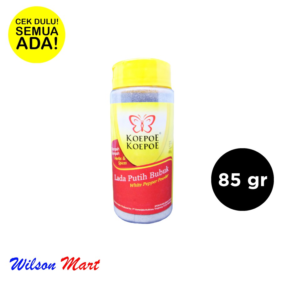 

KOEPOE KOEPOE LADA PUTIH BUBUK 85 GRAM