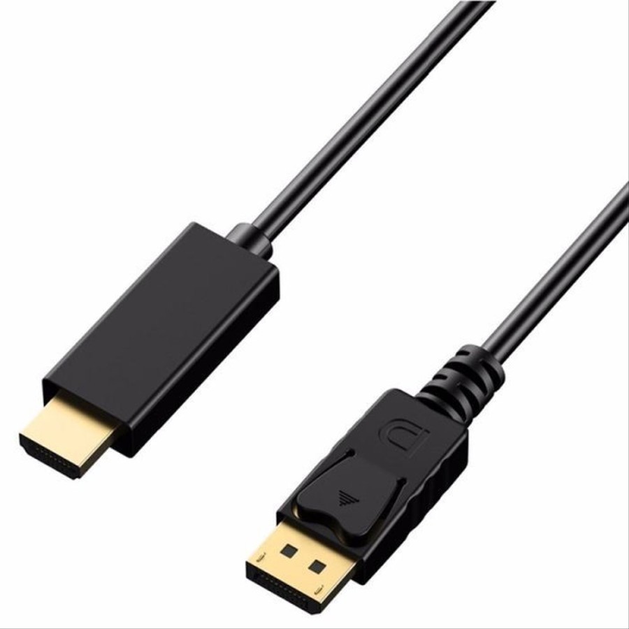 Kabel Display Port To HDTV 1.8M - Displayport To HDTV 4K 1.8M Netline - Full HD