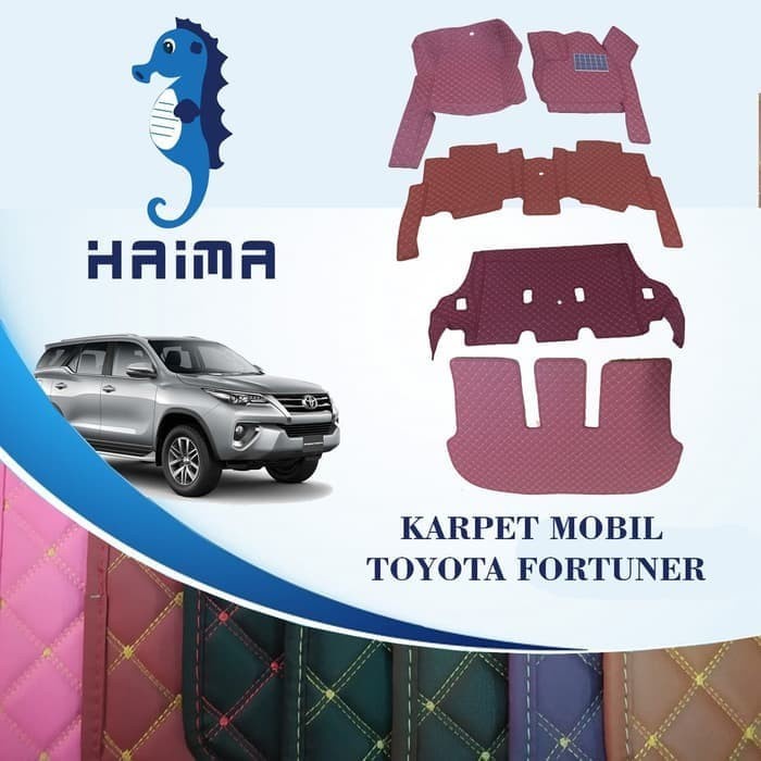 Haima Karpet Mobil Toyota Fortuner 2012-2015 Full Bagasi