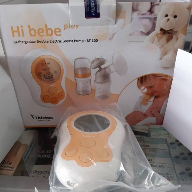 Breast Pump Hi bebe plus BT-100 / Double Electric Breast Pump / Pompa Asi Elektric / Pompa Asi