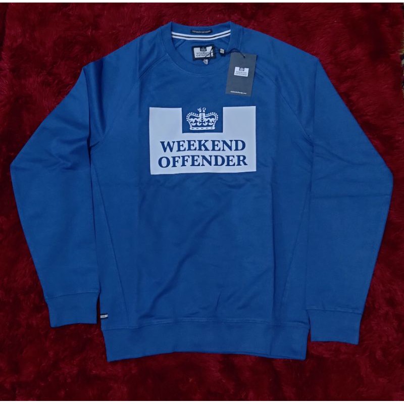 Weekend Offender Crewneck Sweater Blue Original