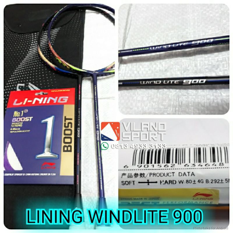 Raket Badminton Lining wind Lite 900