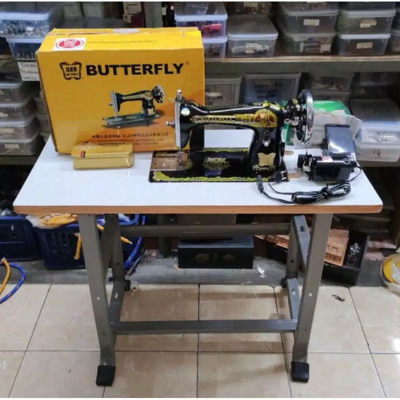 Mesin Jahit Kecil Butterfly JA1-1 Komplit Set