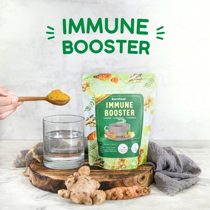 

b01n1nh Barefood Immune Booster Drink - Jahe Temulawak Kunyit - 100% Alami Ds201Fs