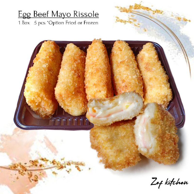 

Risoles Egg Beef Mayo / Risoles Mayonaise / Risoles Frozen 1 PACK