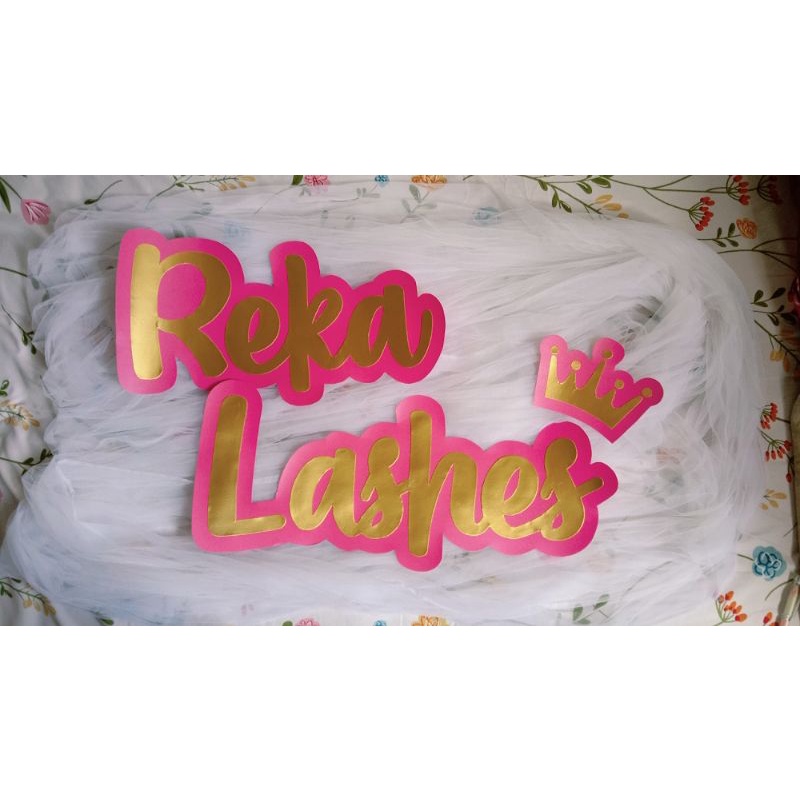 backdrop nama toko / backdrop kain
