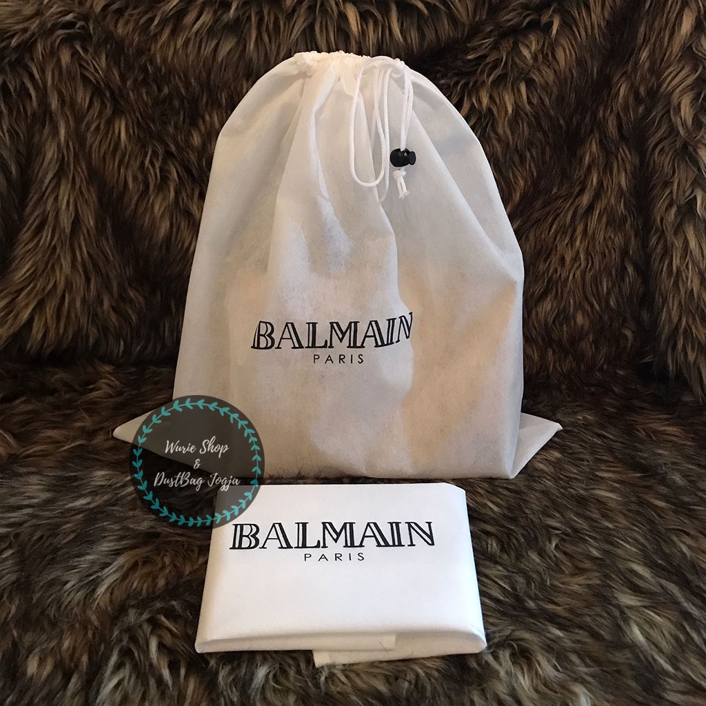 BALMAIN DustBag Pengganti Sarung Tas Pelindung Debu Serut Dust Bag DB Branded