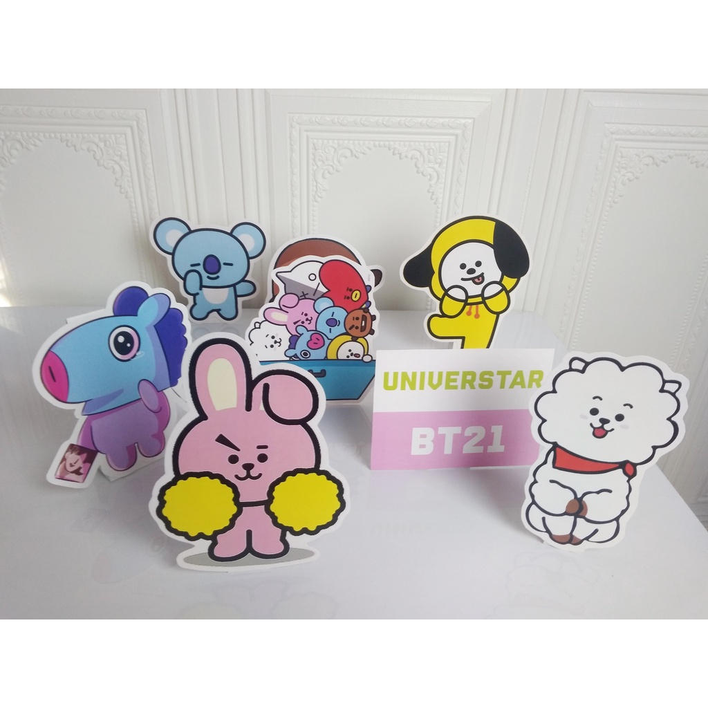 center piece BT21 / paper doll BT21 / center piece custom BT21 / paper doll custom BT21