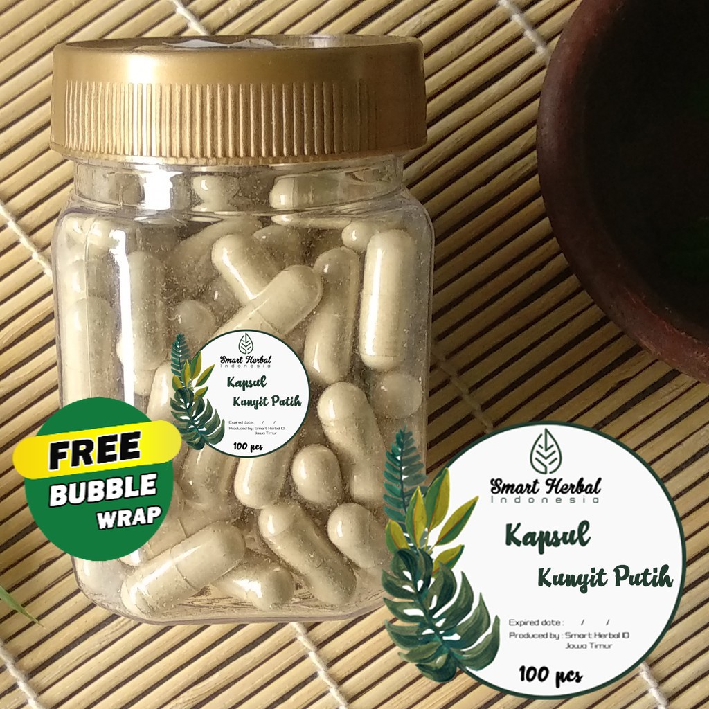 

Kapsul Kunyit Putih Organik isi 100 pcs