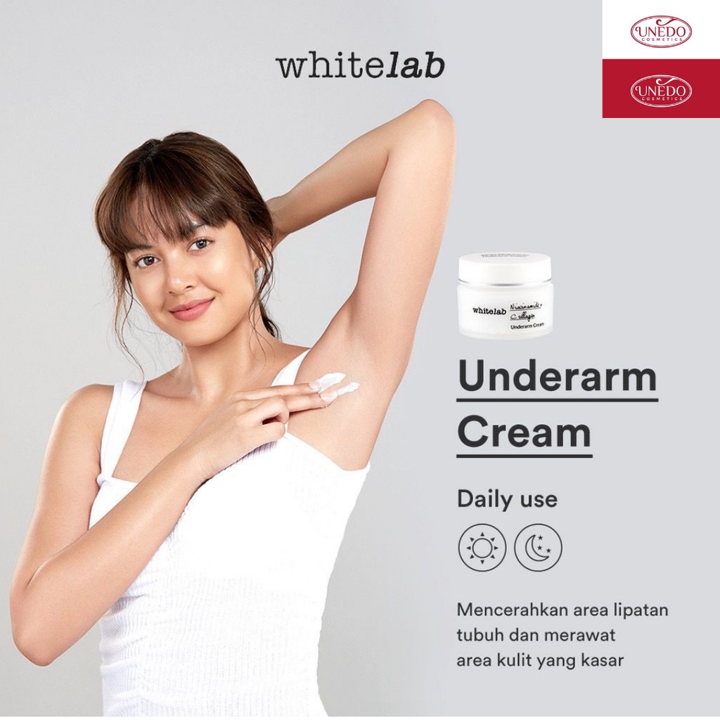 Whitelab Underam Cream Krim Mencerakan Ketiak dan Lipatan Kusam