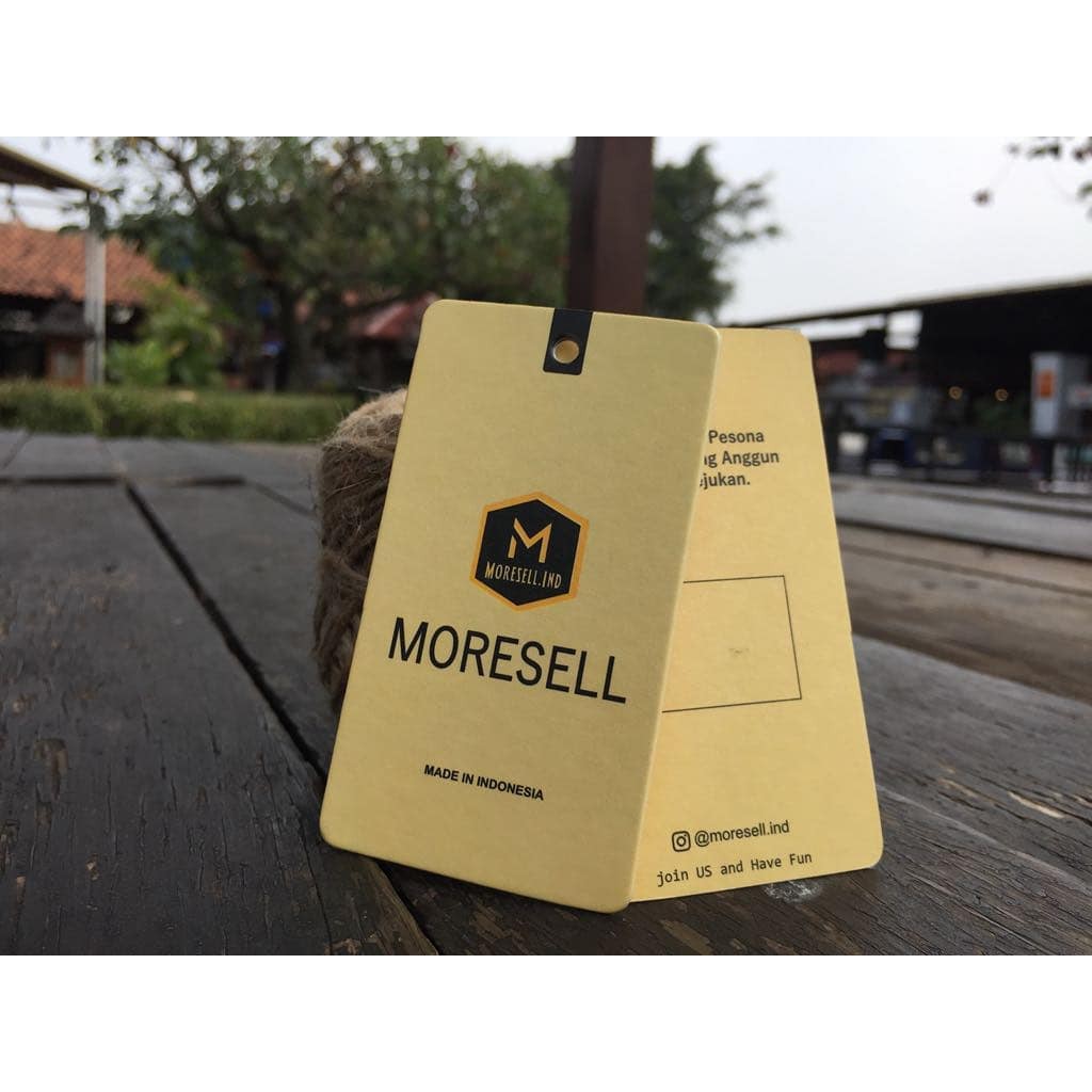 CETAK HANGTAG BAJU HANG TAG PAKAIAN LABEL KAOS TAS CELANA PERSEGI CUSTOM DESAIN 1 SISI MURAH-3