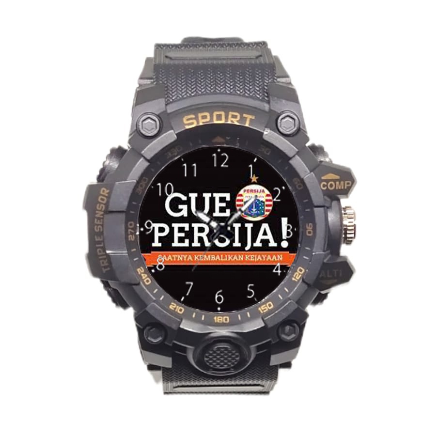 Jam Tangan Pria Sport Karakter Bola Anti Air Biru