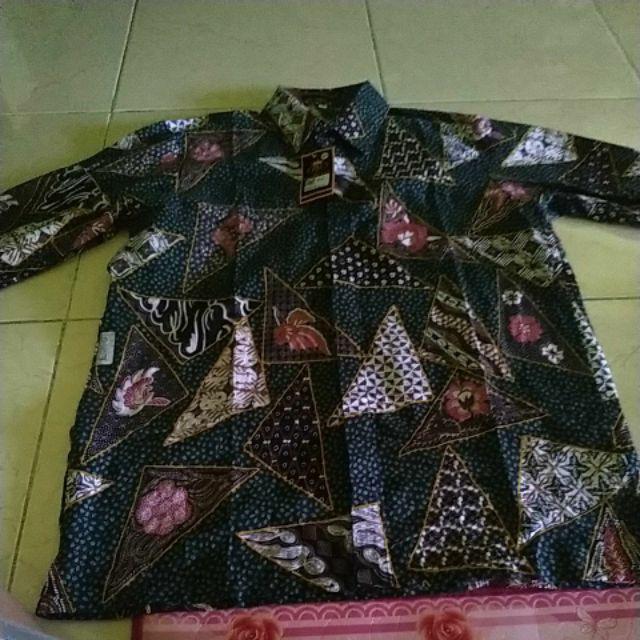 Benang Raja Kemeja Batik Pria Lengan Panjang Ukuran M L Xl