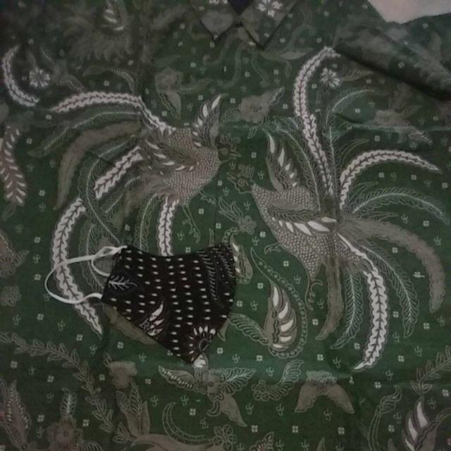 Merak Puspita Kemeja Batik Pria Lengan Panjang Bahan Katun Halus Full Furing By Aljaya Batik