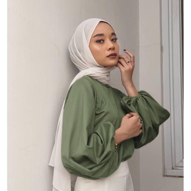 Aluna blouse-blus jumbo-blus BIG SIZE-S-M-L-XL-XXL-XXXL