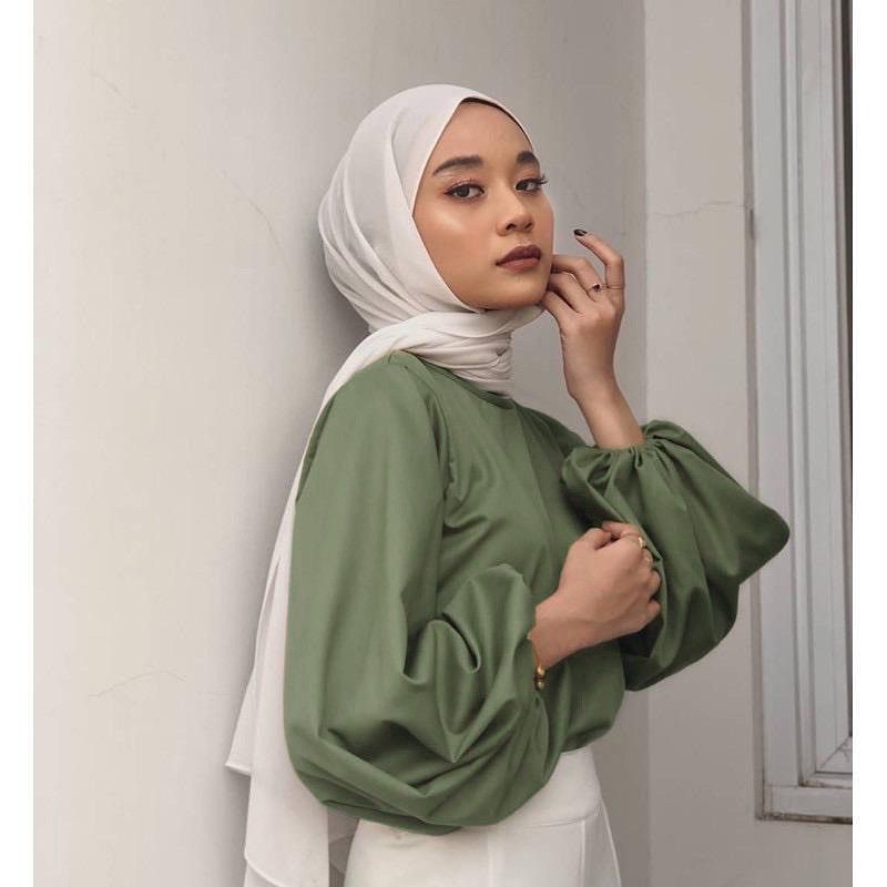 Aluna blouse-blus jumbo-blus BIG SIZE-S-M-L-XL-XXL-XXXL