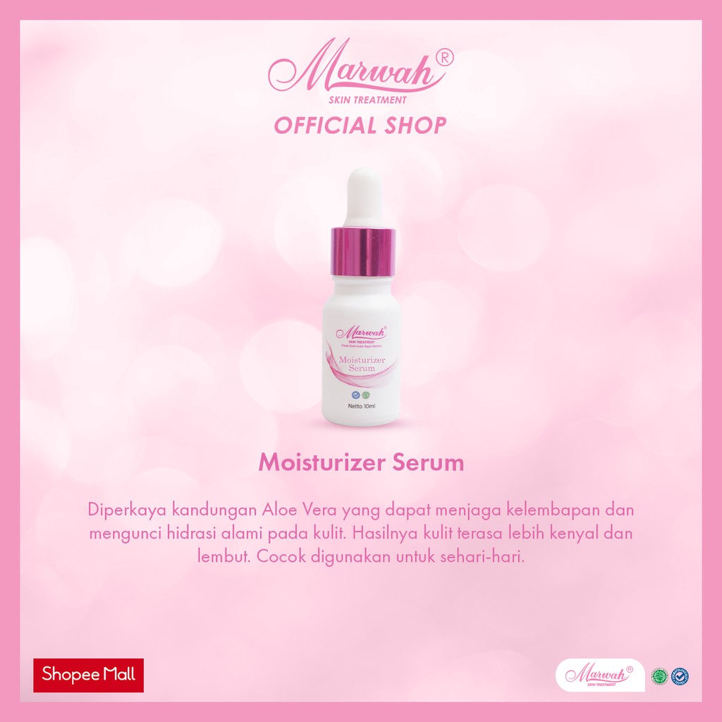 Moisturizer Serum Marwah Skin Care