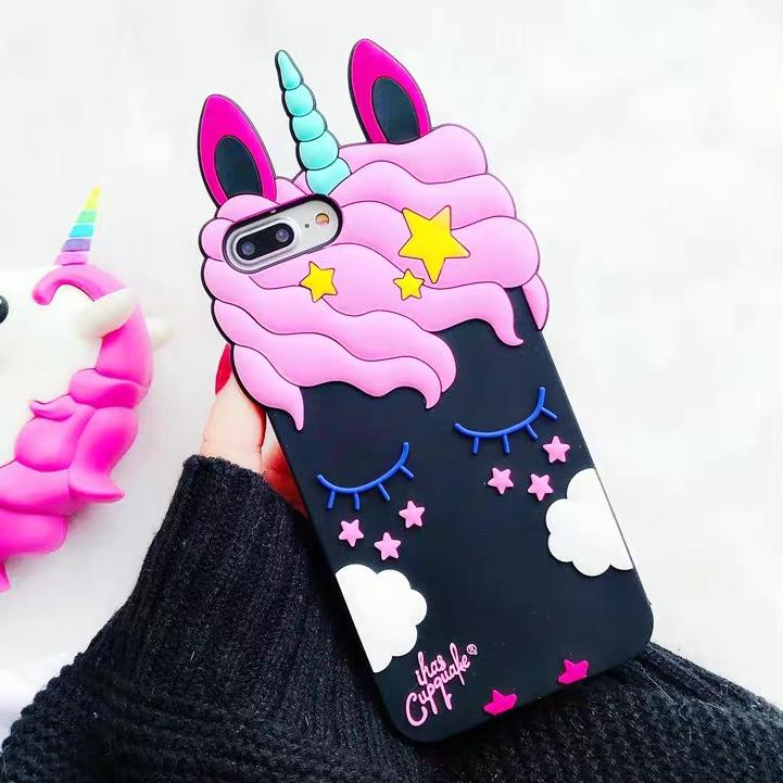 Ready Stock S0Z8R Silicone Rubber 3D Case Unicorn Series Vivo Y53 Y55 Y65 Y69 Y71 Y81 Y91C Y1S Y51 9