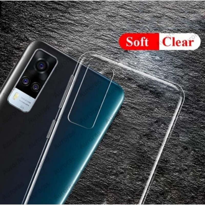 Casing VIVO Y51 2020 soft Case Ultah Clear Transparent Cover - Case VIVO Y 51