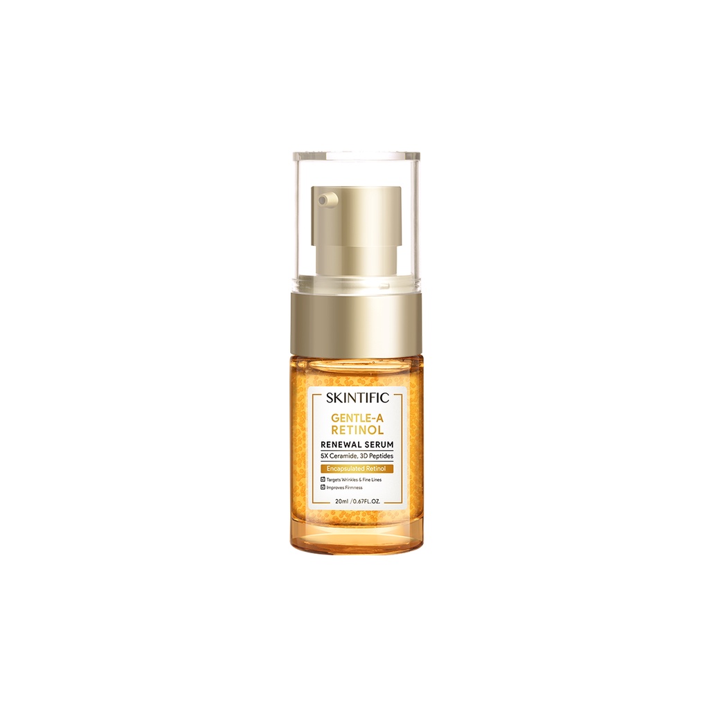 [Ready Stock] SKINTIFIC Retinol Serum Anti Aging 5X Ceramide Gentle A Renewal Essence 20ml Encapsulated Retinol Serum Vitamin A kulit Mencegah Penuaan Retinoid Pemutih Melasma Acne Flek Wrinkle Treatment Scintific [BPOM]-1