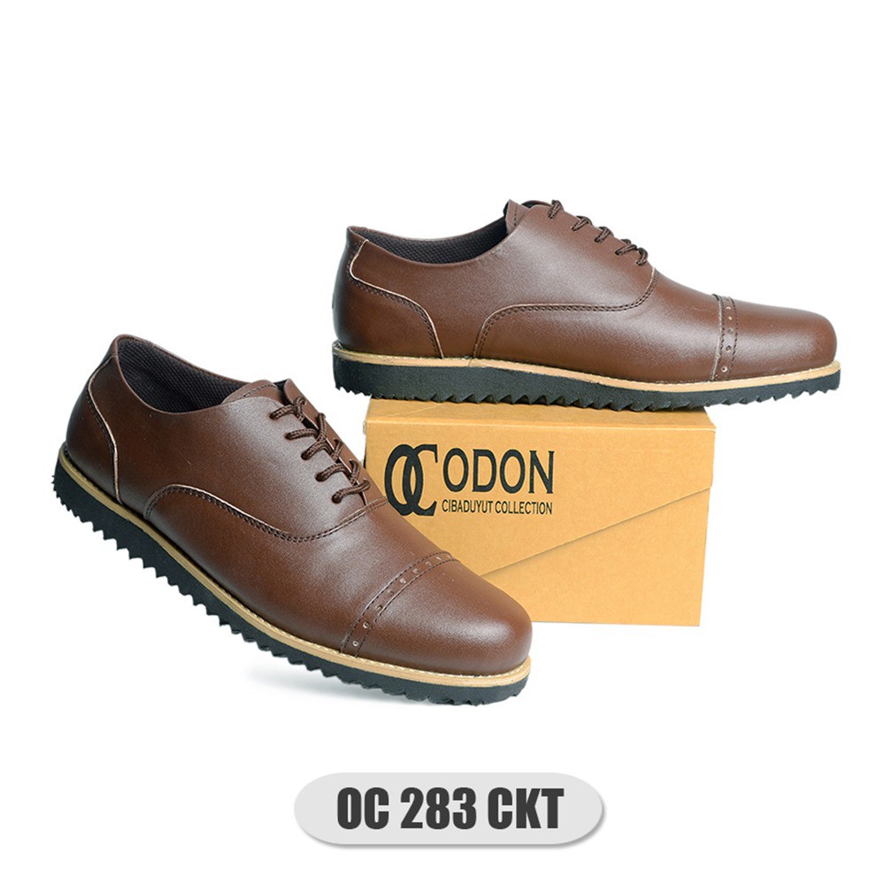 SEPATU PRIA BAHAN KULIT ASLI ODON CIBADUYUT OC-283