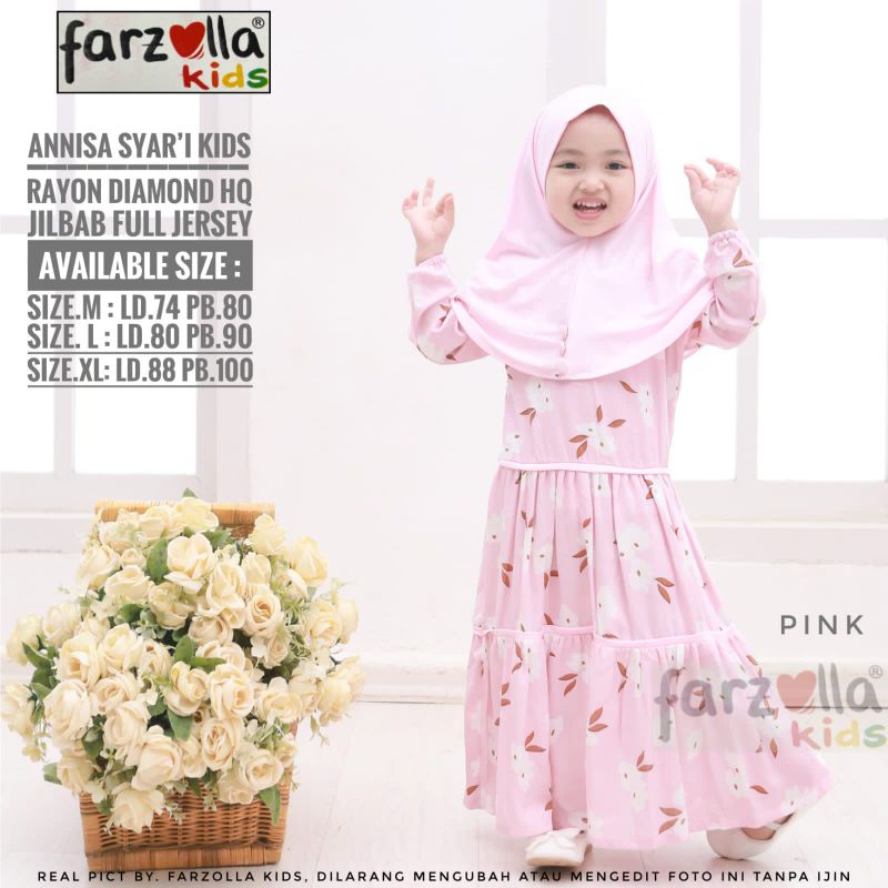 gamis anak - annisa syari kids