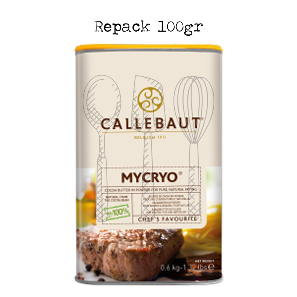 Callebaut MYCRYO cocoa butter repack 100gr
